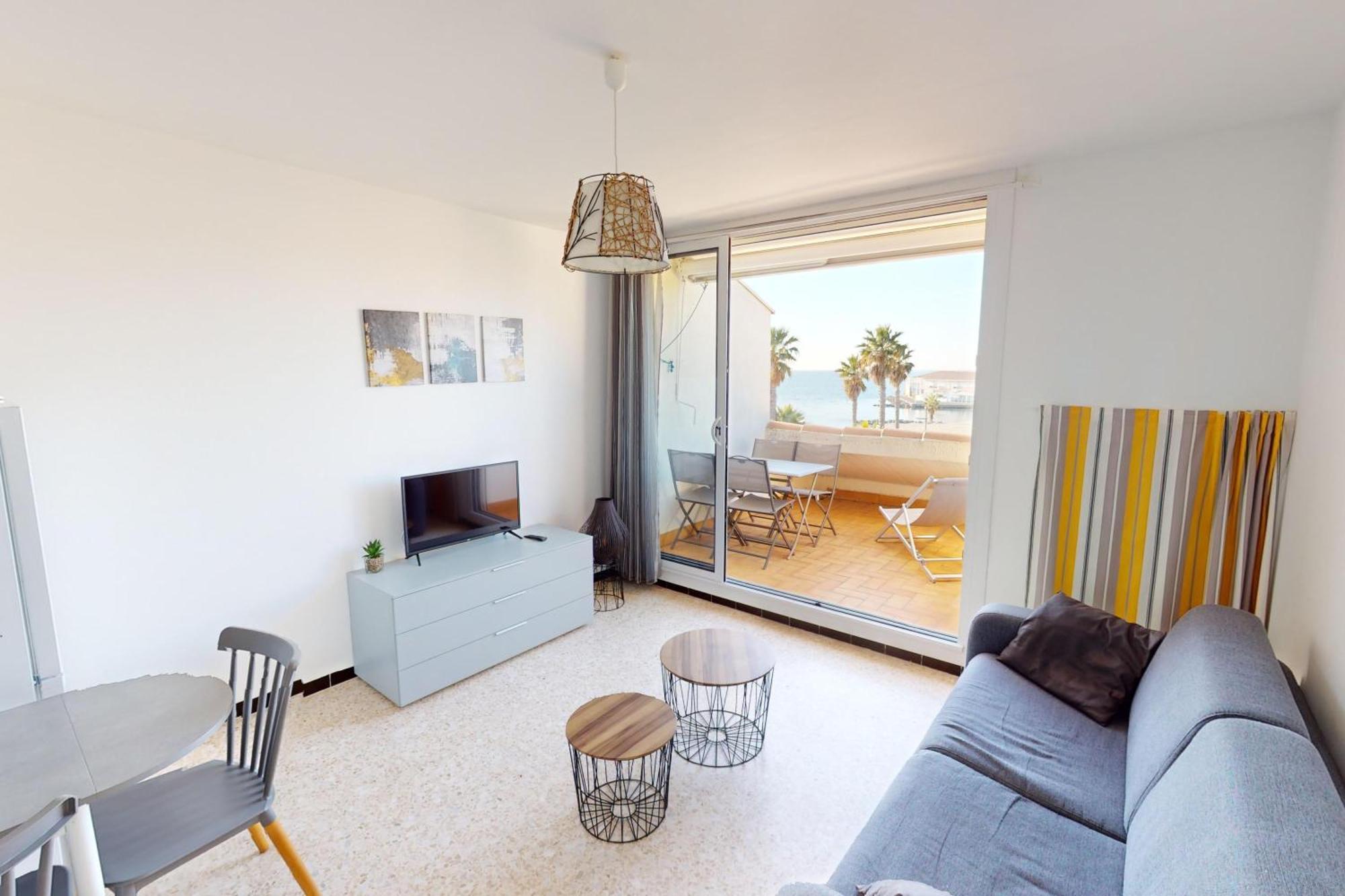 Appartement T2 Vue Plage Meze Proche Sete Zewnętrze zdjęcie